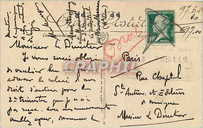 Le Puy — Rocher d'Aiguilhe. Binnenkant van de Kapel van Sint-Michaël — LL. N° 58 — Achterkant