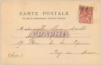 Trouville-sur-Mer — Kade, vertrek van het bootje van Le Havre — Uitgever V. N° 12956 — Achterkant