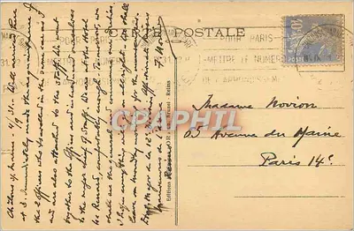 Chalons-sur-Marne — Quai Barbat, Teatr, Katedra Najświętszej Maryi Panny z Vaux — Wydawnictwo CR, nr 14 — Rewers