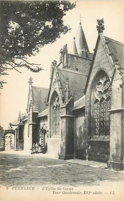 Penmarch - A Igreja de St-Vonna, Torre Ocidental, Século XVI — 1 L