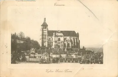 Connerre — Igreja de Saint-Pierre — Carta postal