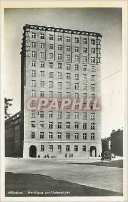 Munique. Hochhaus am Unteranger — fotografia original — Georg Grebe, Stadelhofen