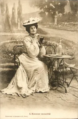 L'Amour mouillé — Phototypie A. Bergeret & Cie, Nandy