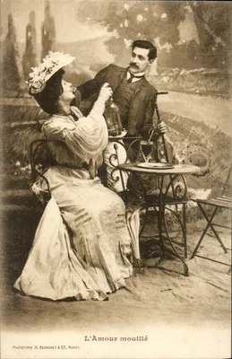 L'Amour mouillé — Phototypie A. Bergeret & Cie, Nancy