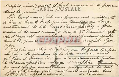 Nizza - Gärten Albert I — Panoramablick mit Hotel und Promenade — Verlag Balli-Gillet, Nr. 32 — Rückseite