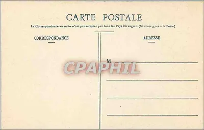 Biarritz Pittoresque — Uma noite de tempestade, segundo J. Pague naud — Édition A. Simons N° 116 — Verso