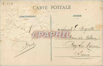 Le Havre - Bassin do Comércio e Praça Gambetta — C.V. - 2048 — Verso