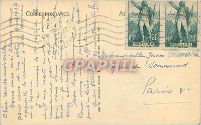 Fontainebleau - El Palacio - La Cama de Marie-Antoinette - LL 73 — Reverso