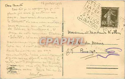 Trois-Épis (Alt. 700 m.) — visão da capela e do vilarejo — editor não visível — Verso