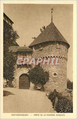 Haut-Königsbourg — Porta da primeira muralha — Braun & Cie, Imp. Dornach (Haut-Rhin) — n° 702