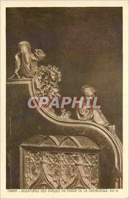 Thann - Esculturas das cadeiras do coro da catedral, séc. XVI