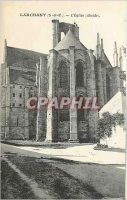 Larchant (S.-et-M.) — A Igreja (Abside)