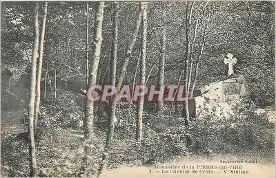 Mosteiro da Pierre-qui-Vire — O Caminho da Cruz — Vᵉ Estação — Coleção Roubé