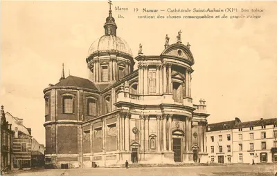 Namur — Catedral de São Aubain (XI) — Marco