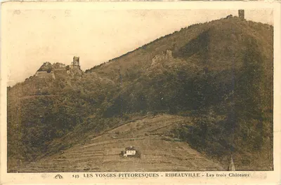 As Vosges pitorescas - Ribéaulville - Os Três Castelos — série 149