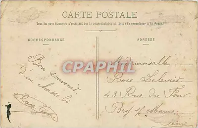 Vosges Pittorescas — A Cachoeira da Sauteuse, nas Gargantas dos Chavons — Photo Homeyer e Eliret, Epinal — Verso