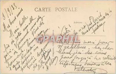 NANTES — A Loire, braço do Hospital — Os Pontes da Belle-Croix, Mauduit e Transbordeur por volta de 1910 — Verso