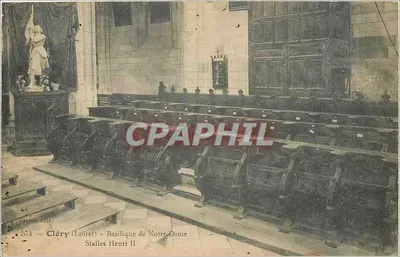 Cléry (Loiret) — Basílica de Nossa Senhora — Cadeiras de Henrique II — Edição Fasson