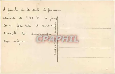 Gavarnie — O Hotel do Circo e o Circo — editor A.P. Strasbourg, n° 59 — Verso