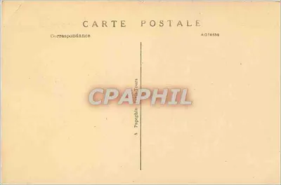 Pałac w VERSAILLES — Frontowa część z ogródkiem i Parterrem wodnym — A.P. nr 42 — Rewers