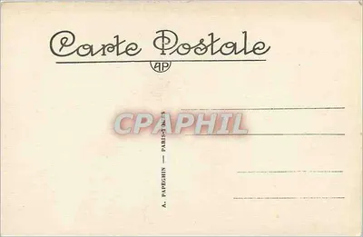 St. GERMAIN-en-LAYE — O Castelo (fachada Sul-Oeste) e a Capela — A. P. — Verso
