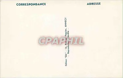 Aix-les-Bains - Het meer van Bourget en de Dent du Chat (1.400 m.) — 'Gil' N° 3579, Cliché Armand — Achterkant