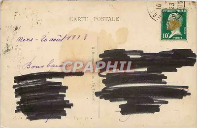 Le Tréport — Efekt fal — G.B. — Rewers