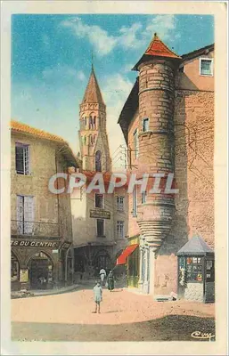 Saint-Léonard (Ht-Viennais) — Velhas Casas - Torre Histórica (século XVI) — Editor: Cornier Inc. Mâcon