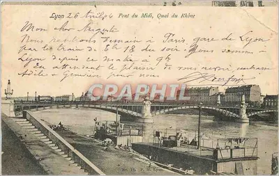Lyon - Pont du Midi, Quai du Rhône — P. M. Lyon, n° 16