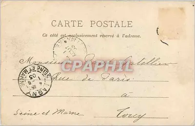 Montmirail — Coluna de Marchais — G. Dart, Montmirail — Verso