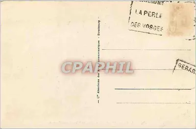 Gérardmer — Widok z Drogą Miodów — Cie Alhacienne des Arts Bovocanomécaniques — Rewers