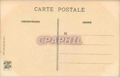 Mademoiselle Puvigné — portret — M. Q. De La Tour, J. E. Bulloz, Wydawca — Rewers