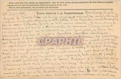 सैन्य टुकड़ियों के संगति — फ्री पोस्टकार्ड — मॉडल A' — प्रकाशक: S. T. S. A. (St. S. A.) — पीछे