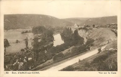 Envio de ARCY-sur-CURE — Vista da Cure — n°62