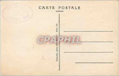 Cmentarz w COCHEREL (Eure) — Pamiątkowa stela po Prezydencie Briand — wydawca Richardot, nr 218 — Rewers