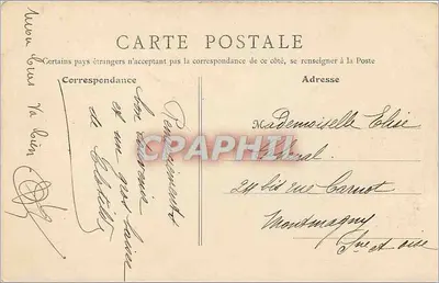 Tour de Marne — od CHAMPIGNY do CHENNEVIÈRES przez lewą stronę — B. F., PARIS, n°54 — Rewers