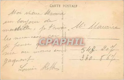 Marseille - Fary St. Marie i wejście do portów — Mireille, nr 79 — Rewers