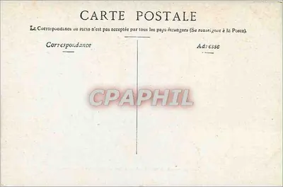 Vichy — A estação e a estátua « Deusa das Águas » — Streleck S.A. Paris — Verso
