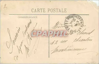 LYON — La Fontaine Bartholdi — LL. n°496 — Verso