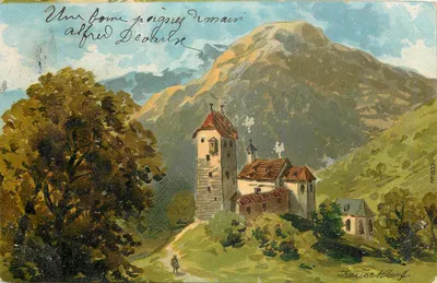 Castelo de Bel Air — montanha no fundo — Treuer Hauf, N°1533