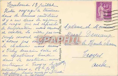 Toulouse - Sala dos Ilustres — editor APA, n°26 — Verso
