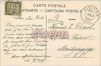 Lucerna - Estação e Pilatus — Edição Photolob Co. Zürich, n° 2439 — Verso