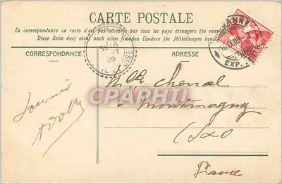 Lausanne. Ogólny widok i Alpy Savoisy — Wydawnictwo Louis Burgy, Lausanne 366 — Rewers