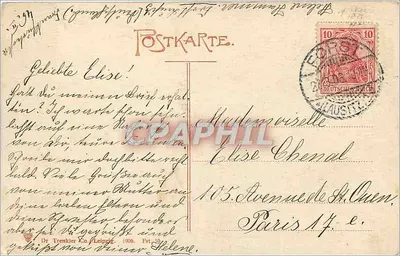 Forst — Mühlgrabenpartie — Dr. Trenkler Co., Leipzig — Verso