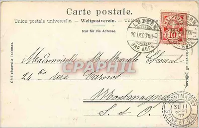Lucerna - Wasserturm und Gütsch — Edición Photoglob Co Zürich, n°98 — Reverso