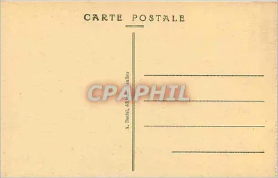 Les Settons — Vista Geral tirada das Rouelles — A. Duciel, editor, Saulieu — Verso