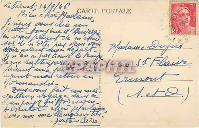 LE MONT-DORE — Spadzista Dore, u podnóża Sancy — Wydawca C.d'O — Rewers