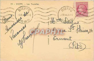 Dieppe — Les Tourelles — Édouard — Rewers