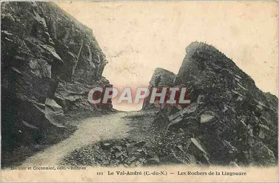 Le Val-André (C.-du-N.) — Os Rochos da Lingouare — Garnier e Coconnier, editora - Rennes