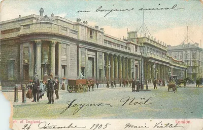 Londres — vista da rua — nk of England, 1905